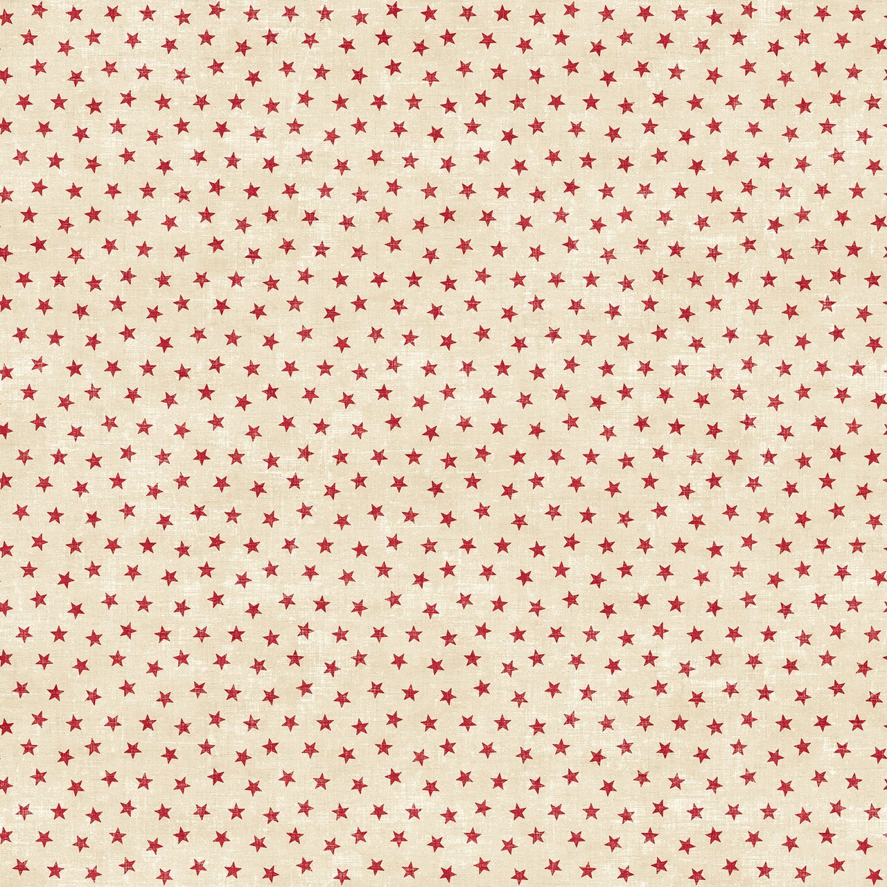 Fabric Northcott Cream/Red Stars American Heartland by the Quarter Yard 28737-11